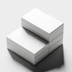 Stacked Business Card Mockup