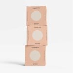 Stacked Square Boxes Mockup in Facing View