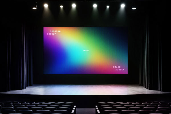 Stage Screen Mockup