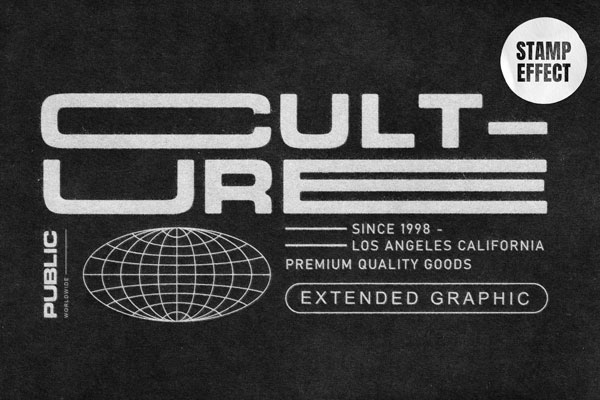 Stamp Print Text Effect / Logo Mockup