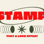 Stamp Text Effect / Logo Mockup