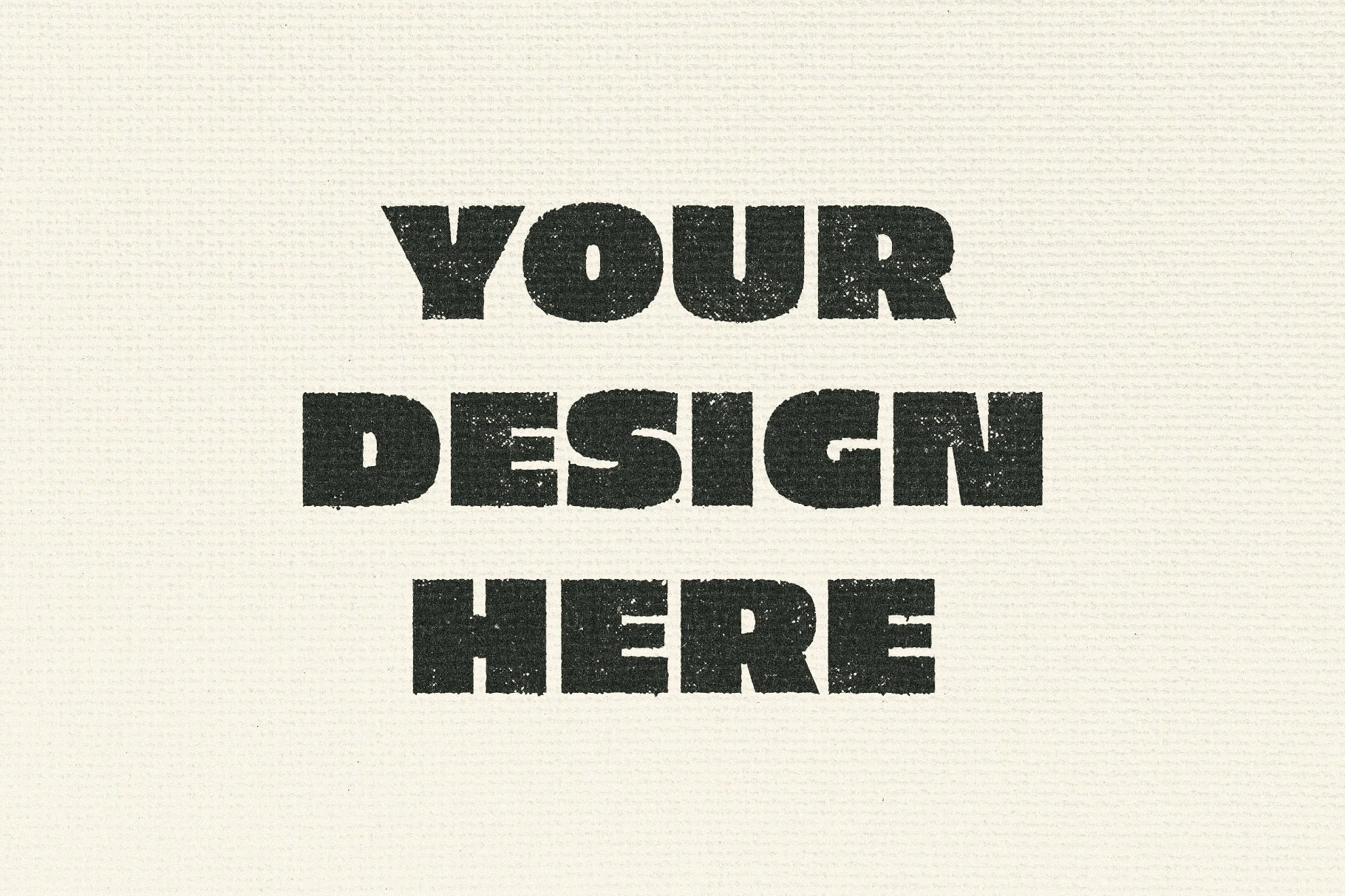 Free Stamp Text Effect / Logo Mockup PSD Template