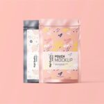 Stand Up Pouch Mockup in 4 Different Visions