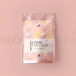 Stand Up Pouch Mockup in 4 Different Visions