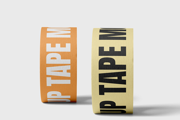 Standing Adhesive Tape Mockup