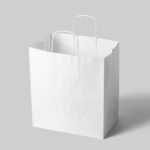 Standing Big Paper Bag Mockup
