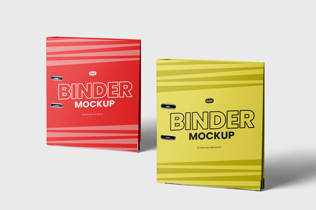Standing Binder Mockups