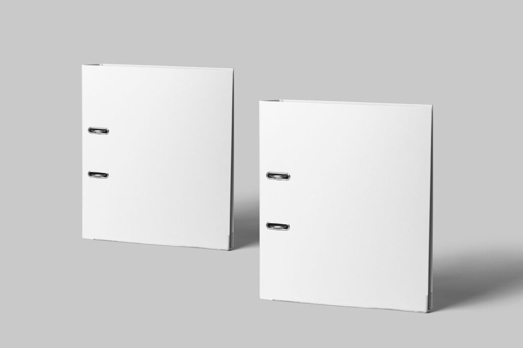 Standing Binder Mockups