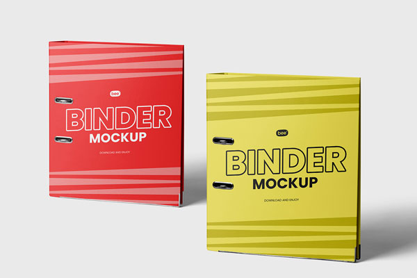 Standing Binder Mockups