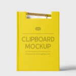 Standing Corporate Clipboard Mockup