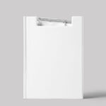 Standing Corporate Clipboard Mockup
