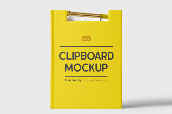 Standing Corporate Clipboard Mockup