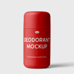 Standing Deodorant Bottle Mockup