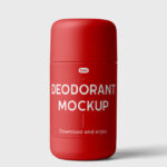 Standing Deodorant Bottle Mockup