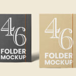 Standing Folder Mockups