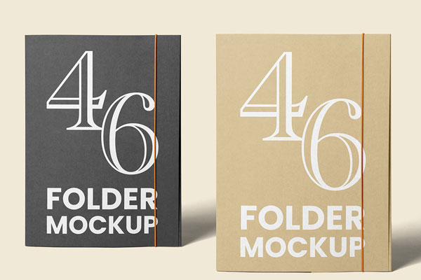 Standing Folder Mockups