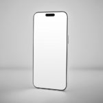 Standing iPhone Mockup