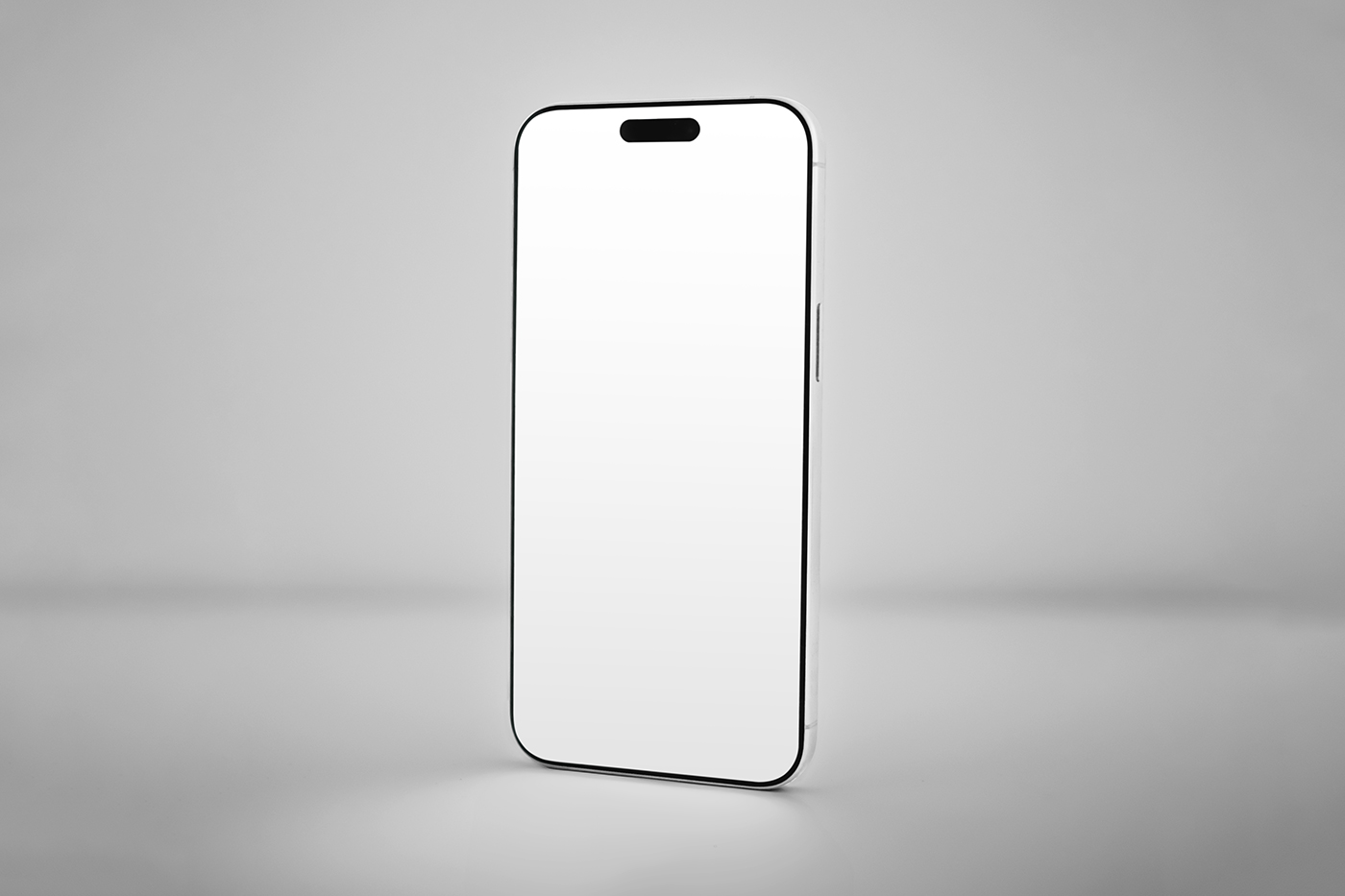 Free Standing iPhone Mockup PSD Template