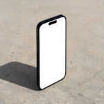 Standing iPhone Pro Mockup