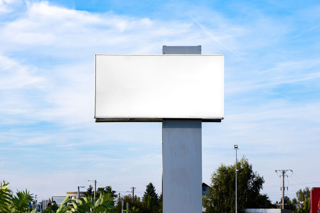 Standing Signage Mockup