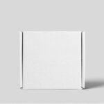 Standing Square Box Mockup