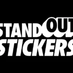 StandOut Stickers Black Logo