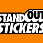 StandOut Stickers Black Logo