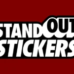 StandOut Stickers Black Logo