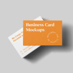 Stationery Business Cards Mockup