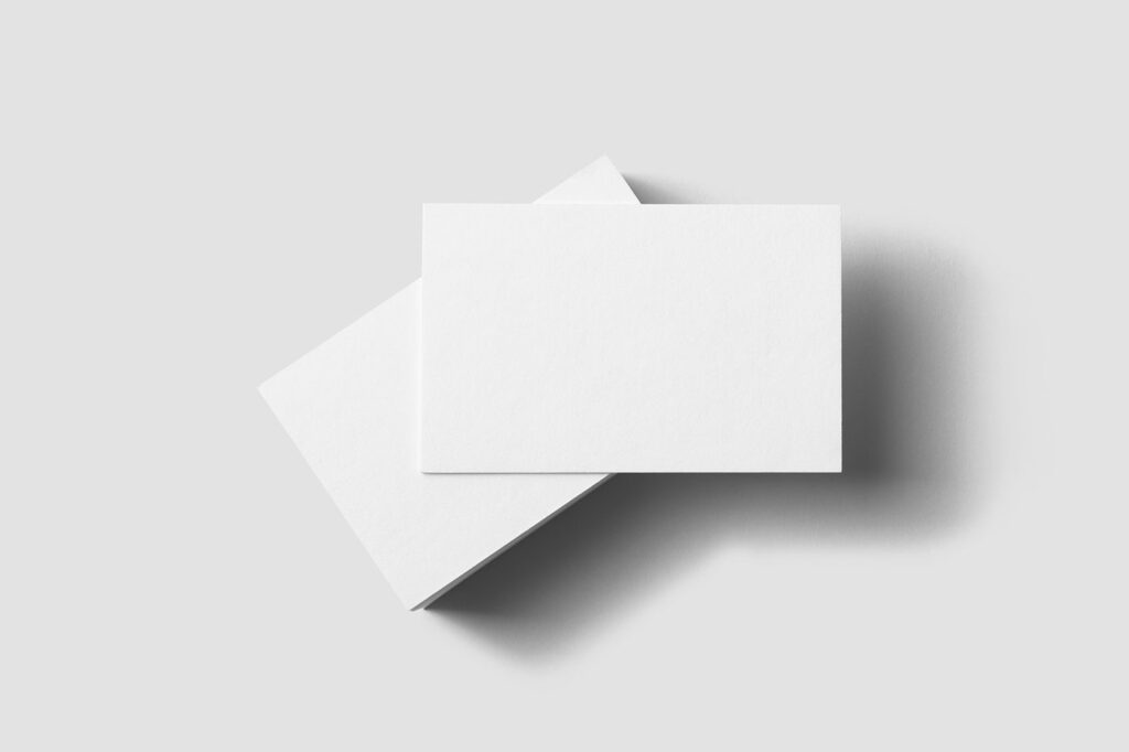 Stationery Business Cards Mockup