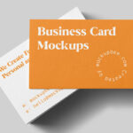 Stationery Business Cards Mockup