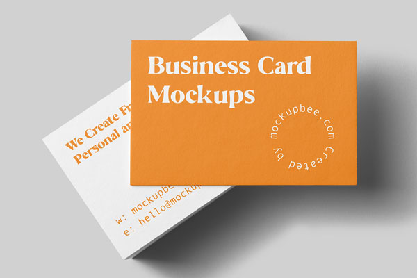 Stationery Business Cards Mockup