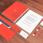 Stationery Mockup Featuring Cards, Envelopes and Papers