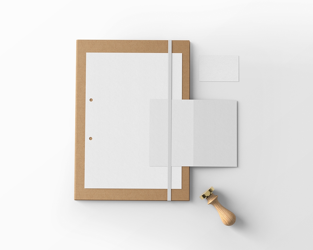 Stationery Mockup Featuring Letterhead, Business, and Postcard
