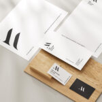 Stationery Mockup with Delicate Shadows in 6 Visions