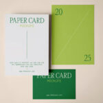 Stationery Paper Card Mockups