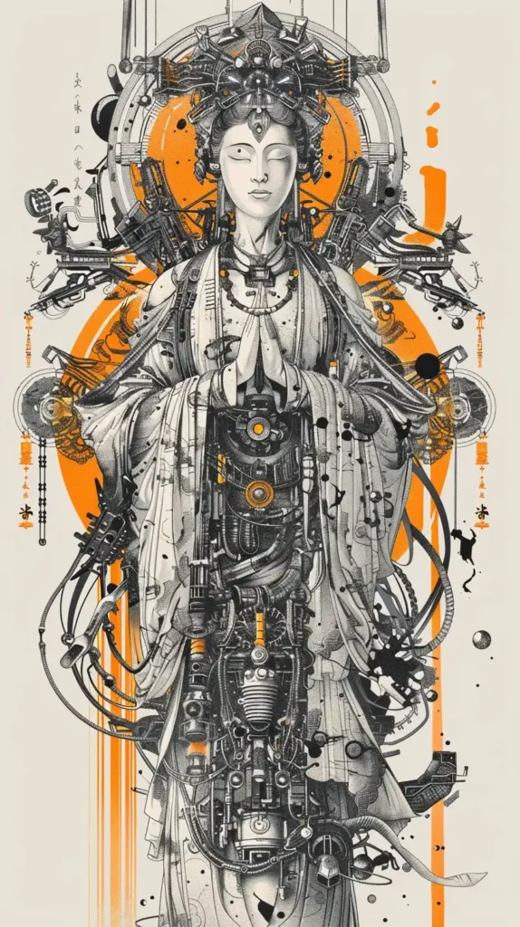 Steampunk Guan Yin Fusion