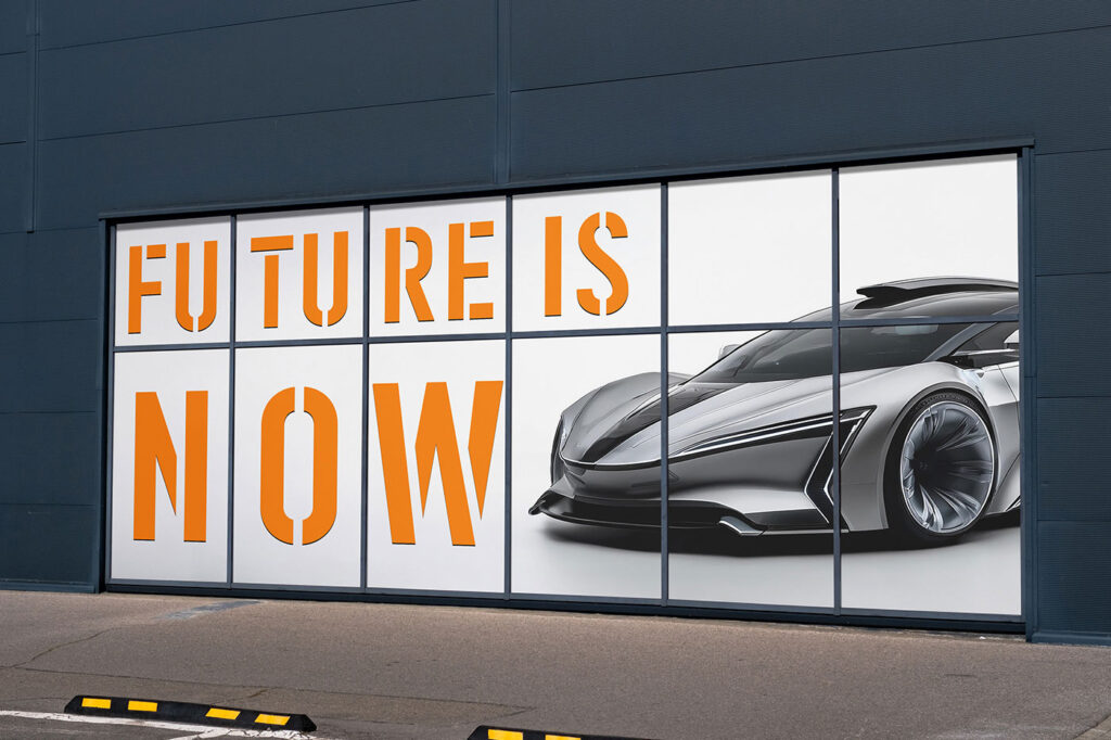 Storefront Advertising Veneer Mockup