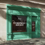 Storefront Mockup Classic Facade