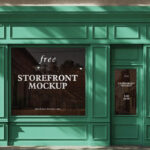 Storefront Mockup Classic Facade