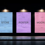 Storefront Posters Mockup
