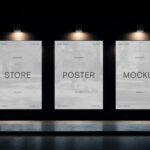 Storefront Posters Mockup