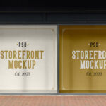 Storefront Window Logo Mockups