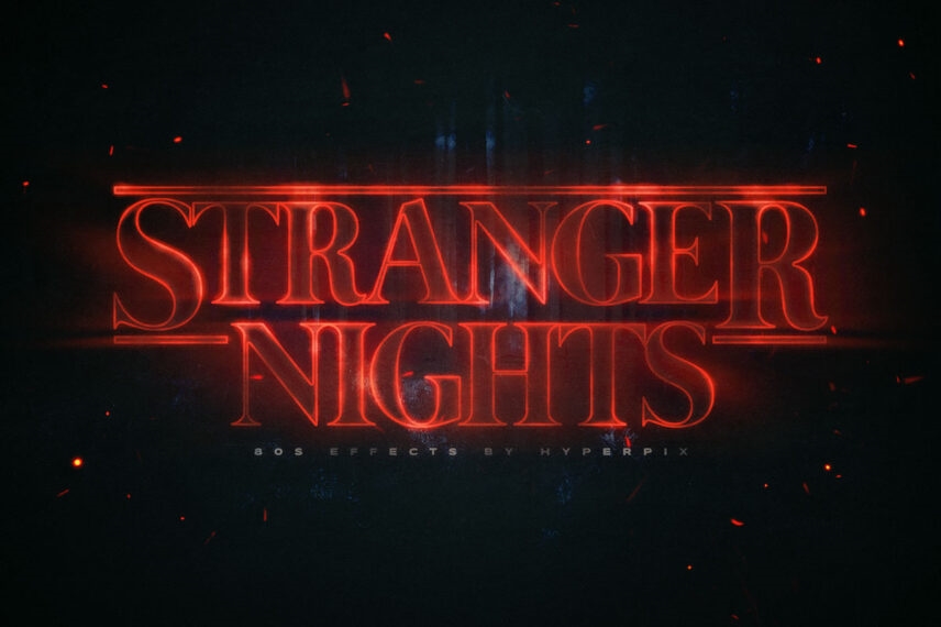 Stranger Things Text Effect