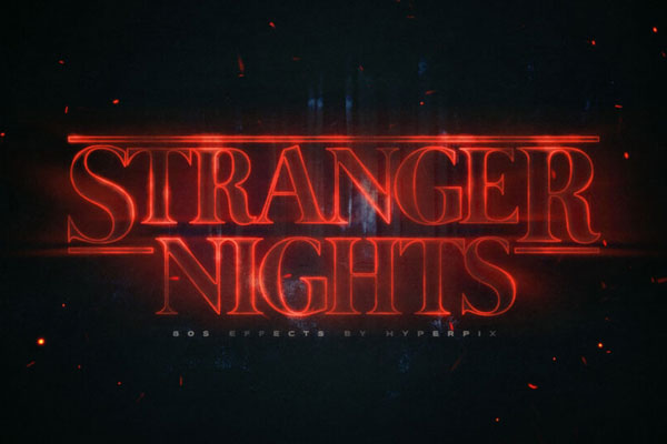 Stranger Things Text Effect