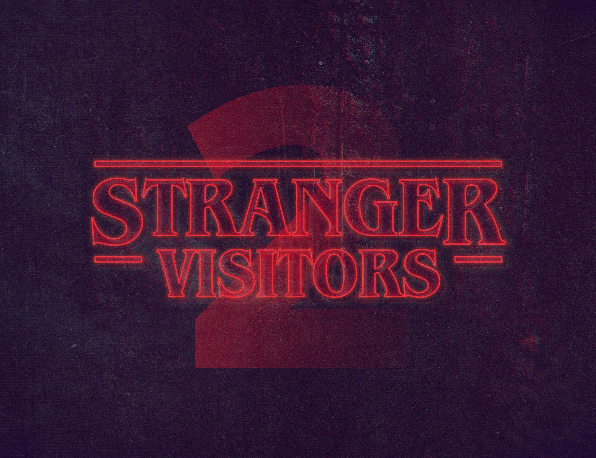 Stranger Things Text Style FREE PSD