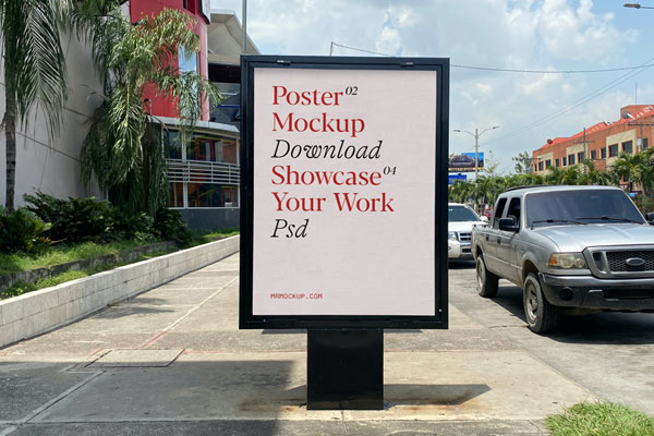 Street Banner Mockup