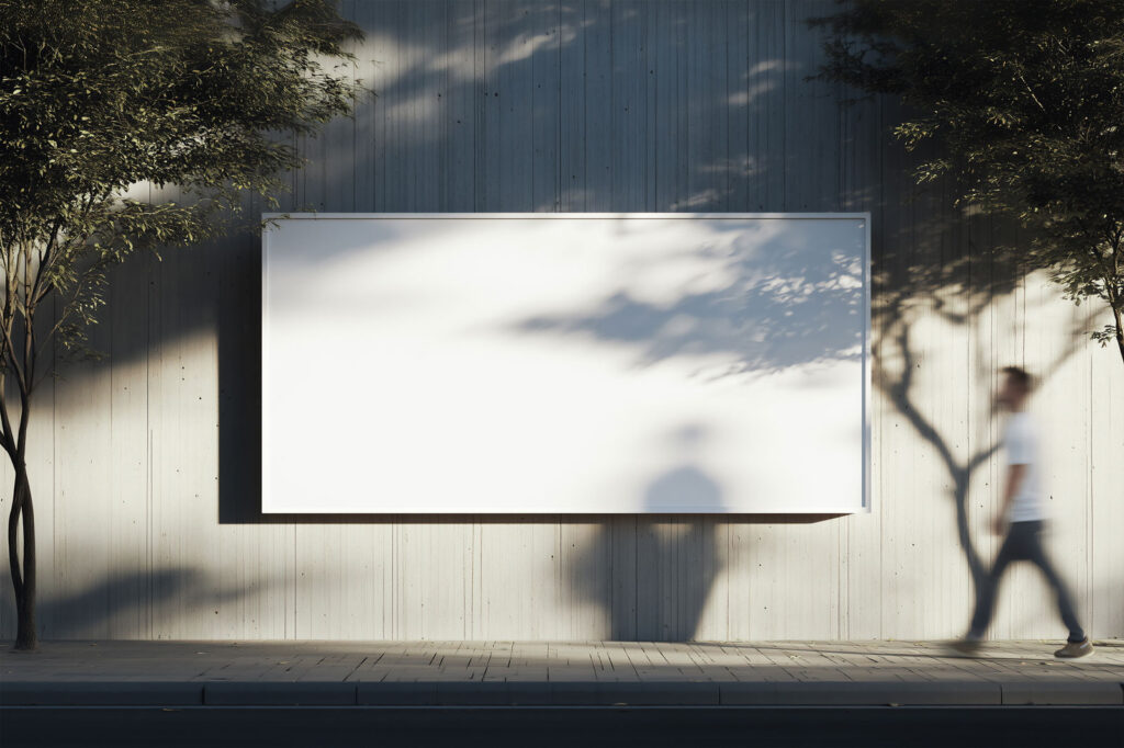 Street Billboard Mockup