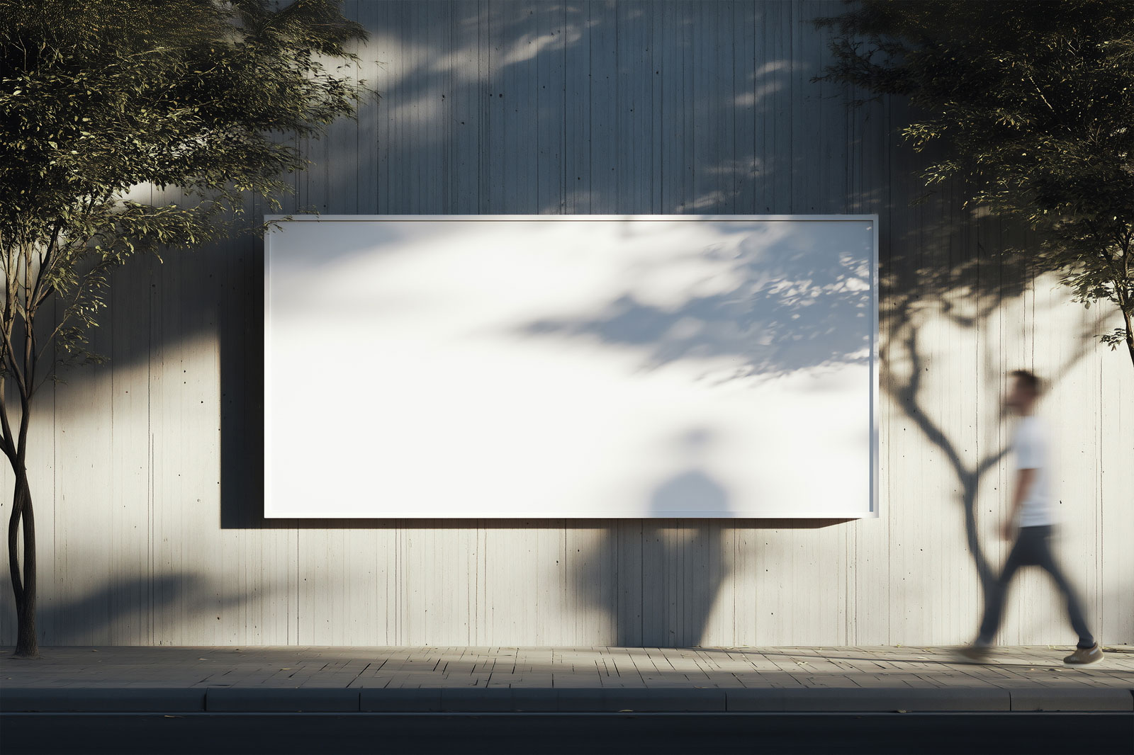 Free Street Billboard Mockup PSD Template