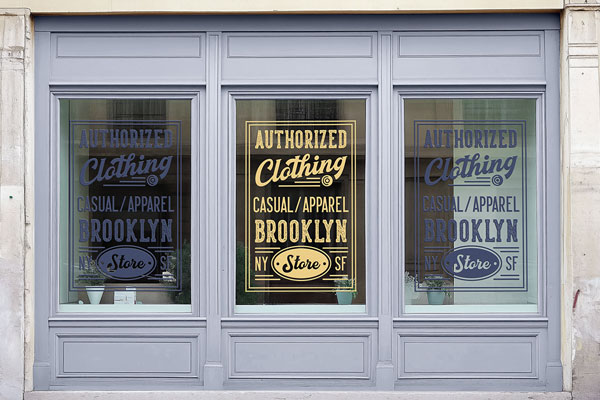 Street Storefront Mockup